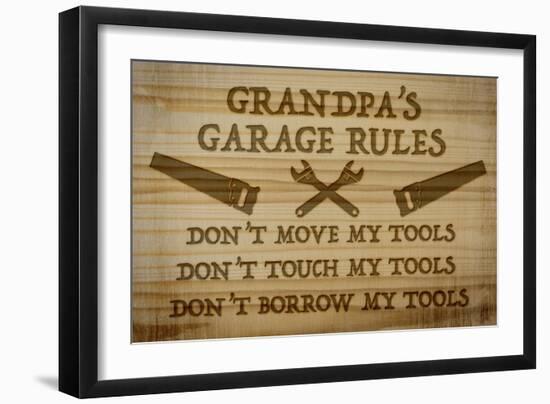 Garage Sign Collection-E-Jean Plout-Framed Giclee Print