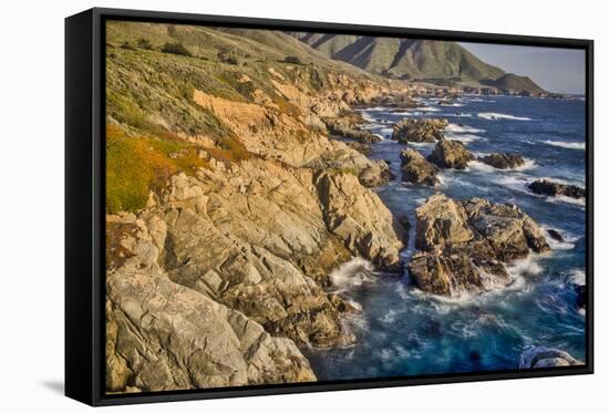 Garapata Beach, Carmel by the Sea, California.-John Ford-Framed Stretched Canvas