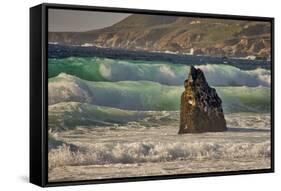 Garapata Beach, Carmel by the Sea, California.-John Ford-Framed Stretched Canvas