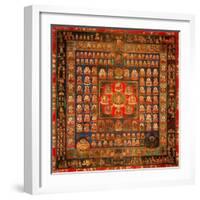 Garbhadhatu Mandala, 8th-9th Century-null-Framed Giclee Print