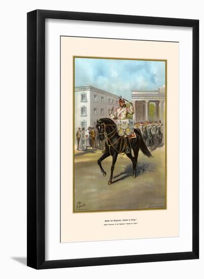 Garde De Corps - Kettle Drummer and Regimental Band-G. Arnold-Framed Art Print