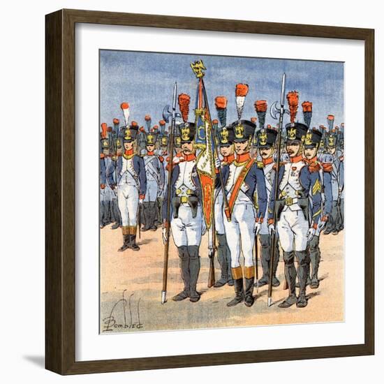 Garde de L'Aigle-Louis Charles Bombled-Framed Art Print