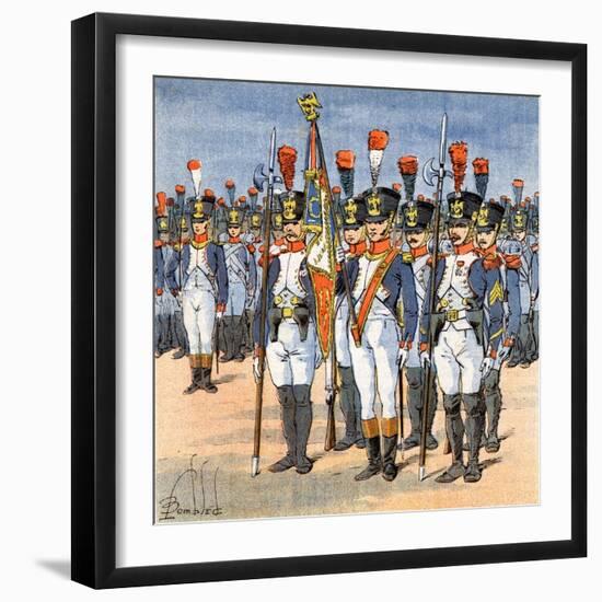 Garde de L'Aigle-Louis Charles Bombled-Framed Art Print