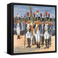 Garde de L'Aigle-Louis Charles Bombled-Framed Stretched Canvas