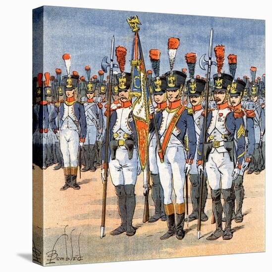 Garde de L'Aigle-Louis Charles Bombled-Stretched Canvas