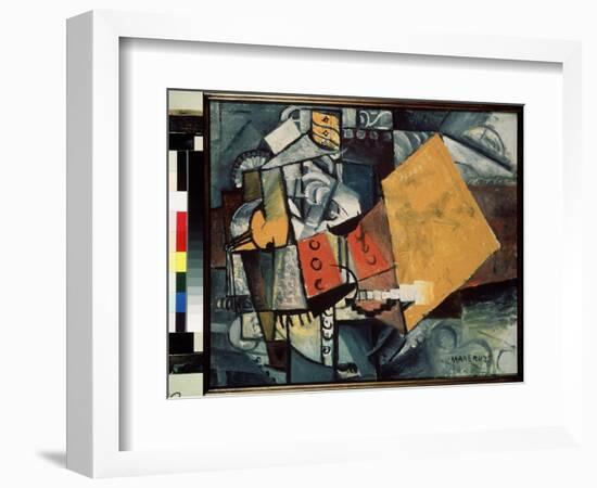 Garde (Guardsman). Peinture De Kasimir Severinovich Malevitch (Malevich, Malevic) (1878-1935), Huil-Kazimir Severinovich Malevich-Framed Giclee Print