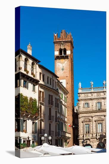 Gardello Tower - Verona Italy-Alberto SevenOnSeven-Stretched Canvas