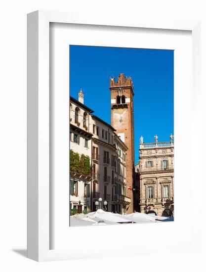 Gardello Tower - Verona Italy-Alberto SevenOnSeven-Framed Photographic Print