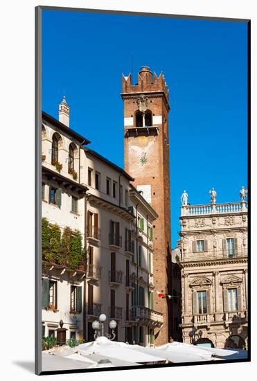 Gardello Tower - Verona Italy-Alberto SevenOnSeven-Mounted Photographic Print