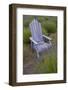 Garden, Adirondack Chair and Straw Hat, Lavender Festival, Sequim, Washington, USA-Merrill Images-Framed Photographic Print