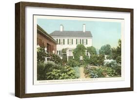 Garden, Aldrich Memorial, New Hampshire-null-Framed Art Print