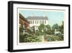 Garden, Aldrich Memorial, New Hampshire-null-Framed Art Print