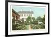 Garden, Aldrich Memorial, New Hampshire-null-Framed Art Print