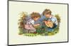 Garden - Alfie Illustrated Print-Shirley Hughes-Mounted Giclee Print