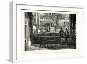 Garden and Fountains of the House of Lucretius-null-Framed Giclee Print