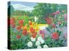 Garden and House-William Ireland-Stretched Canvas