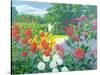 Garden and House-William Ireland-Stretched Canvas