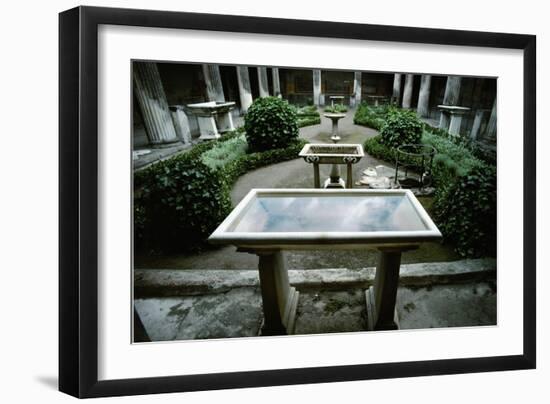 Garden and Peristyle, House of the Vettii, Pompeii, 1st CE-null-Framed Giclee Print