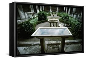 Garden and Peristyle, House of the Vettii, Pompeii, 1st CE-null-Framed Stretched Canvas