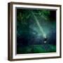 Garden Annunciation, 2020, (digital collage)-Trygve Skogrand-Framed Giclee Print