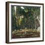 Garden (Arbucies)-Santiago Rusinol i Prats-Framed Art Print