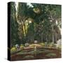 Garden (Arbucies)-Santiago Rusinol i Prats-Stretched Canvas