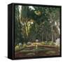 Garden (Arbucies)-Santiago Rusinol i Prats-Framed Stretched Canvas