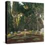 Garden (Arbucies)-Santiago Rusinol i Prats-Stretched Canvas