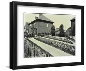 Garden at 187 Valence Wood Road, Becontree Estate, Ilford, London, 1929-null-Framed Photographic Print