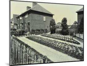 Garden at 187 Valence Wood Road, Becontree Estate, Ilford, London, 1929-null-Mounted Photographic Print
