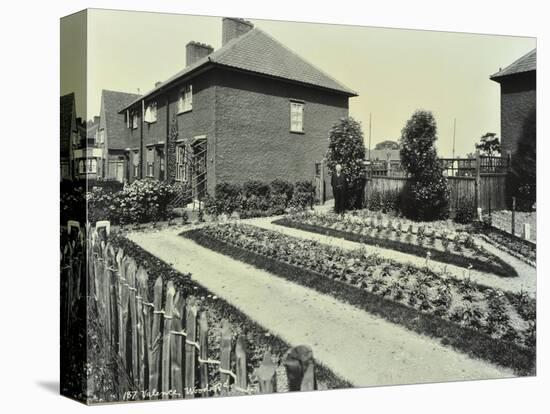 Garden at 187 Valence Wood Road, Becontree Estate, Ilford, London, 1929-null-Stretched Canvas