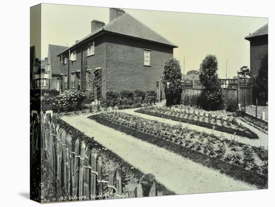 Garden at 187 Valence Wood Road, Becontree Estate, Ilford, London, 1929-null-Stretched Canvas