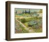 Garden at Arles, 1888-Vincent van Gogh-Framed Art Print