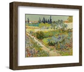 Garden at Arles, 1888-Vincent van Gogh-Framed Art Print