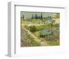 Garden at Arles, 1888-Vincent van Gogh-Framed Art Print