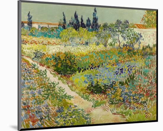 Garden at Arles, 1888-Vincent van Gogh-Mounted Art Print