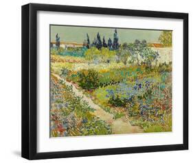 Garden at Arles, 1888-Vincent van Gogh-Framed Art Print