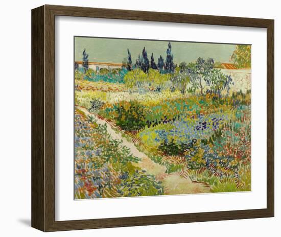 Garden at Arles, 1888-Vincent van Gogh-Framed Art Print