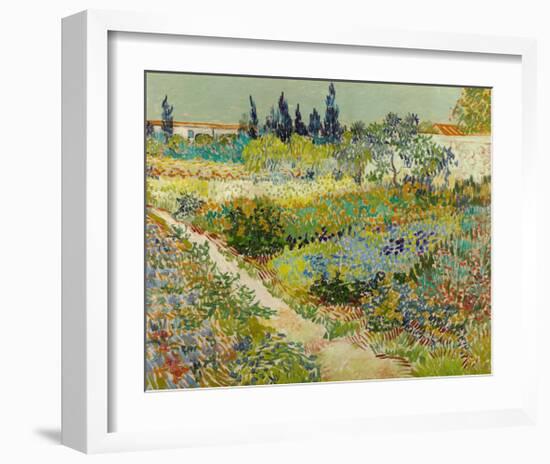 Garden at Arles, 1888-Vincent van Gogh-Framed Art Print