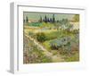 Garden at Arles, 1888-Vincent van Gogh-Framed Art Print