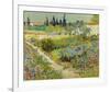 Garden at Arles, 1888-Vincent van Gogh-Framed Art Print