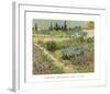 Garden at Arles, 1888-Vincent van Gogh-Framed Art Print