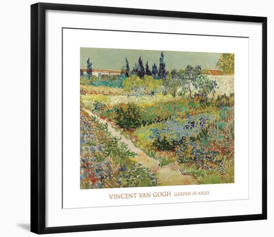 Garden at Arles, 1888-Vincent van Gogh-Framed Art Print