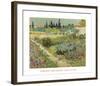 Garden at Arles, 1888-Vincent van Gogh-Framed Art Print