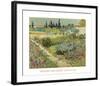 Garden at Arles, 1888-Vincent van Gogh-Framed Art Print