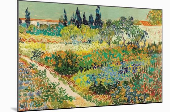 Garden at Arles by Vincent van Gogh-Trends International-Mounted Poster
