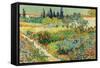 Garden at Arles by Vincent van Gogh-Trends International-Framed Stretched Canvas