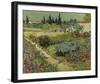 Garden At Arles-Vincent Van Gogh-Framed Giclee Print