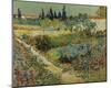 Garden At Arles-Vincent Van Gogh-Mounted Giclee Print