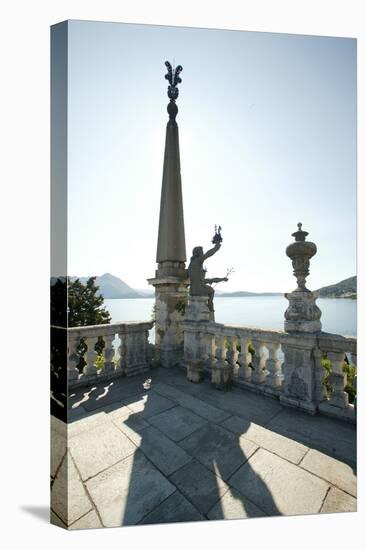 Garden at Borromeo Palace Facing Lake Maggiore, Isola Bella, Stresa, Italy-Stefano Amantini-Stretched Canvas